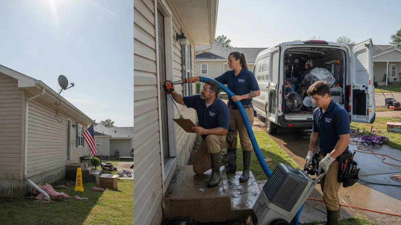 Ceiling Water Damage Restoration in Rayne, LA near me